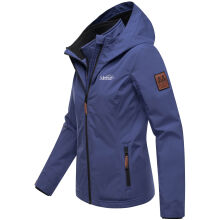 Marikoo Erdbeere Damen Herbst Winter Jacke mit Kapuze Blue Violet Größe XS - Gr. 34