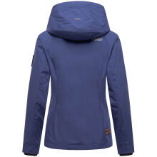 Marikoo Erdbeere Damen Herbst Winter Jacke mit Kapuze Blue Violet Größe XS - Gr. 34