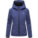 Marikoo Erdbeere Damen Herbst Winter Jacke mit Kapuze Blue Violet Größe XS - Gr. 34