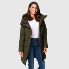 Marikoo Karumikoo Damen Winter Steppjacke Dark Olive Größe XXXXXL - Gr. 50