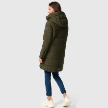 Marikoo Karumikoo Damen Winter Steppjacke Dark Olive Größe XXXXXL - Gr. 50