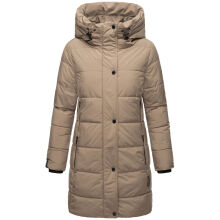 Marikoo Karumikoo Damen Winter Steppjacke Taupe Grey Größe XXXXL - Gr. 48