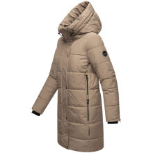Marikoo Karumikoo Damen Winter Steppjacke Taupe Grey Größe XXXXL - Gr. 48