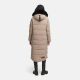 Navahoo Knuddelfee Damen lange Winterjacke Taupe Grey Größe XL - Gr. 42