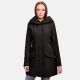 Marikoo Mayleen Damen Softshell Jacke mit Kapuze Schwarz Größe XXXXXL - Gr. 50