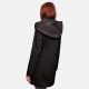 Marikoo Mayleen Damen Softshell Jacke mit Kapuze Schwarz Größe XXXXXL - Gr. 50