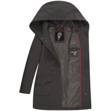 Marikoo Mayleen Damen Softshell Jacke mit Kapuze Anthrazit Größe XXXXXL - Gr. 50
