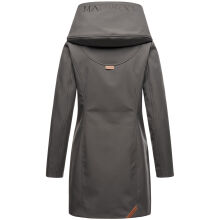 Marikoo Mayleen Damen Softshell Jacke mit Kapuze Anthrazit Größe XXXXXL - Gr. 50
