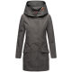 Marikoo Mayleen Damen Softshell Jacke mit Kapuze Anthrazit Größe XXXXXL - Gr. 50