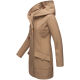 Marikoo Mayleen Damen Softshell Jacke mit Kapuze Taupe Größe XXXXL - Gr. 48