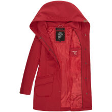 Marikoo Mayleen Damen Softshell Jacke mit Kapuze Dark Red Größe XXXXL - Gr. 48