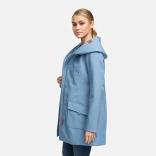 Marikoo Mayleen Damen Softshell Jacke mit Kapuze Powder Blue Größe L - Gr. 40