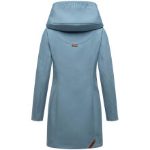 Marikoo Mayleen Damen Softshell Jacke mit Kapuze Powder Blue Größe L - Gr. 40