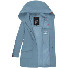 Marikoo Mayleen Damen Softshell Jacke mit Kapuze Powder Blue Größe XXXL - Gr. 46