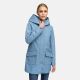 Marikoo Mayleen Damen Softshell Jacke mit Kapuze Powder Blue Größe XXXL - Gr. 46