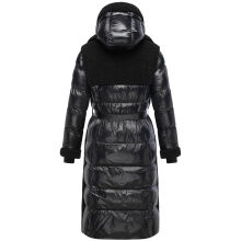 Navahoo Kuscheltraum Damen Winter Teddyfell Mantel Schwarz Größe XS - Gr. 34