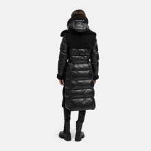 Navahoo Kuscheltraum Damen Winter Teddyfell Mantel Schwarz Größe XS - Gr. 34