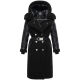 Navahoo Kuscheltraum Damen Winter Teddyfell Mantel Schwarz Größe XS - Gr. 34