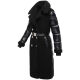 Navahoo Kuscheltraum Damen Winter Teddyfell Mantel Schwarz Größe XS - Gr. 34