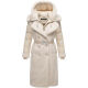 Navahoo Kuscheltraum Damen Winter Teddyfell Mantel Offwhite Größe XS - Gr. 34