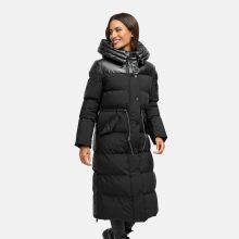 Navahoo Knusperherz Damen Winter Steppmantel Schwarz Größe XS - Gr. 34