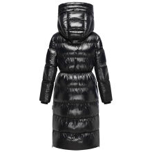 Navahoo Knusperherz Damen Winter Steppmantel Schwarz Größe XS - Gr. 34