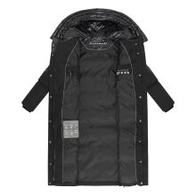 Navahoo Knusperherz Damen Winter Steppmantel Schwarz Größe XS - Gr. 34
