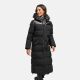 Navahoo Knusperherz Damen Winter Steppmantel Schwarz Größe XS - Gr. 34