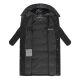 Navahoo Knusperherz Damen Winter Steppmantel Schwarz Größe XS - Gr. 34