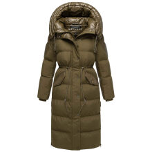 Navahoo Knusperherz Damen Winter Steppmantel Khaki Größe XS - Gr. 34