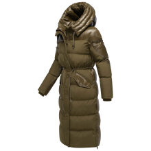 Navahoo Knusperherz Damen Winter Steppmantel Khaki Größe XS - Gr. 34