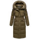 Navahoo Knusperherz Damen Winter Steppmantel Khaki Größe XS - Gr. 34