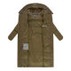 Navahoo Knusperherz Damen Winter Steppmantel Khaki Größe XS - Gr. 34