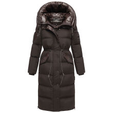 Navahoo Knusperherz Damen Winter Steppmantel Choco Größe XS - Gr. 34