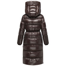 Navahoo Knusperherz Damen Winter Steppmantel Choco Größe XS - Gr. 34