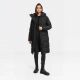 Marikoo Tabiaa Damen Winter Steppmantel Schwarz Größe S - Gr. 36