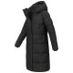 Marikoo Tabiaa Damen Winter Steppmantel Schwarz Größe XXL - Gr. 44