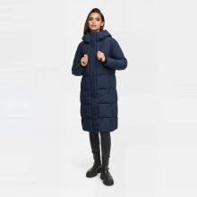 Marikoo Tabiaa Damen Winter Steppmantel Navy Größe M - Gr. 38
