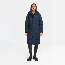 Marikoo Tabiaa Damen Winter Steppmantel Navy Größe XXL - Gr. 44
