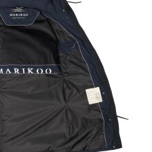 Marikoo Tabiaa Damen Winter Steppmantel Navy Größe XXL - Gr. 44
