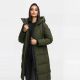 Marikoo Tabiaa Damen Winter Steppmantel Dark Olive Größe XS - Gr. 34