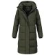 Marikoo Tabiaa Damen Winter Steppmantel Dark Olive Größe M - Gr. 38