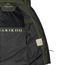 Marikoo Tabiaa Damen Winter Steppmantel Dark Olive Größe XL - Gr. 42