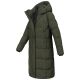 Marikoo Tabiaa Damen Winter Steppmantel Dark Olive Größe XXL - Gr. 44