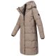 Marikoo Tabiaa Damen Winter Steppmantel Taupe Grey Größe M - Gr. 38