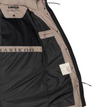 Marikoo Tabiaa Damen Winter Steppmantel Taupe Grey Größe L - Gr. 40