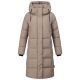 Marikoo Tabiaa Damen Winter Steppmantel Taupe Grey Größe L - Gr. 40