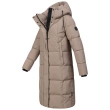 Marikoo Tabiaa Damen Winter Steppmantel Taupe Grey Größe XXL - Gr. 44