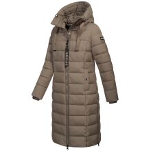 Navahoo Mondmaedchen Damen Winter Steppmantel Stone Brown Größe XS - Gr. 34