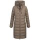 Navahoo Mondmaedchen Damen Winter Steppmantel Stone Brown Größe S - Gr. 36